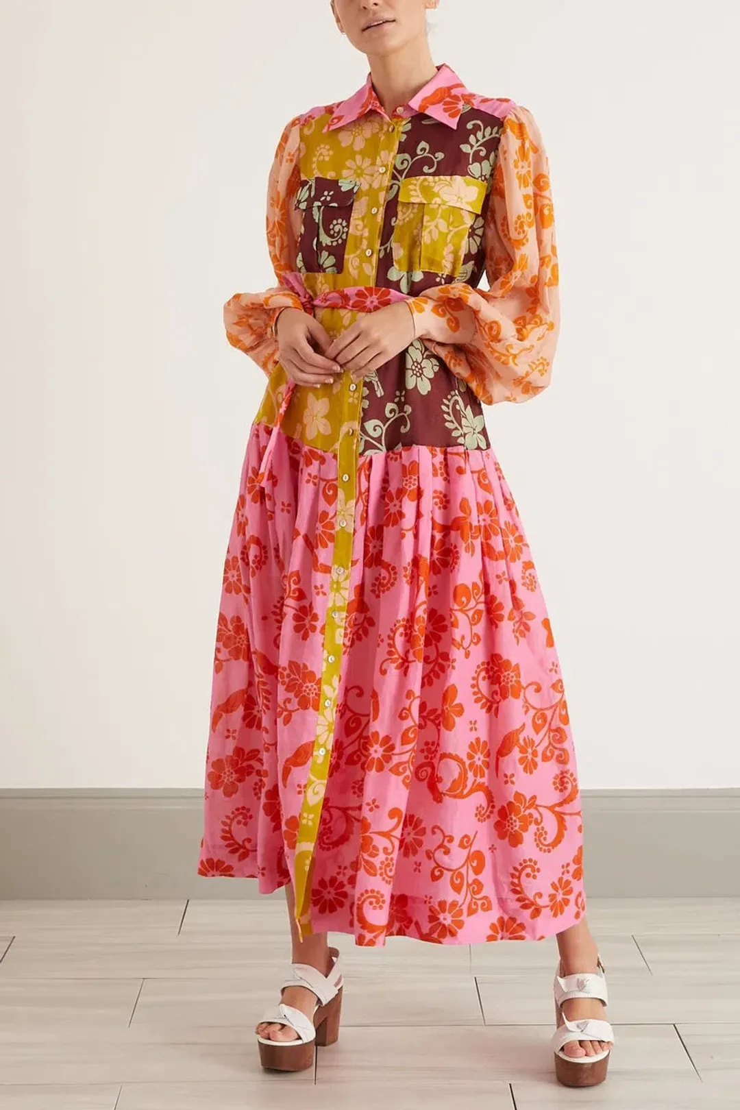 Alemais Luis Dress Print Size 6 for rent on The Volte - main image