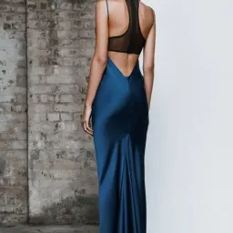 Lexi Zarni Dress Cerulean Blue Size 8 for rent on The Volte - image 3