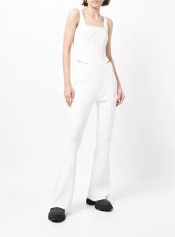 Dion Lee Pointelle Corset Top White Size 6 for rent on The Volte - image 3