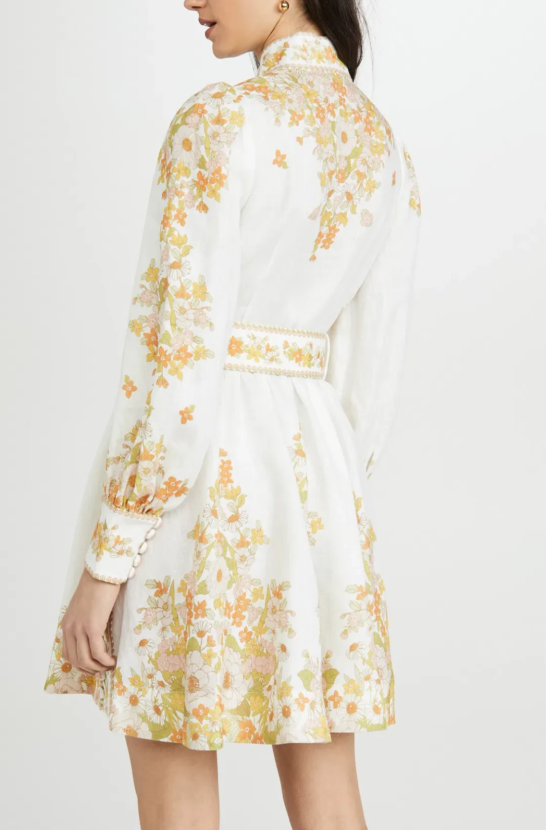 Zimmermann Super Eight Tubular Mini Dress Print Size 8 for rent on The Volte - main image