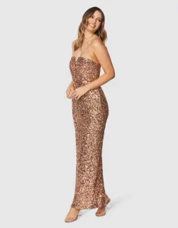Pilgrim Gianina Gown Sequin Size 10 for rent on The Volte - image 2
