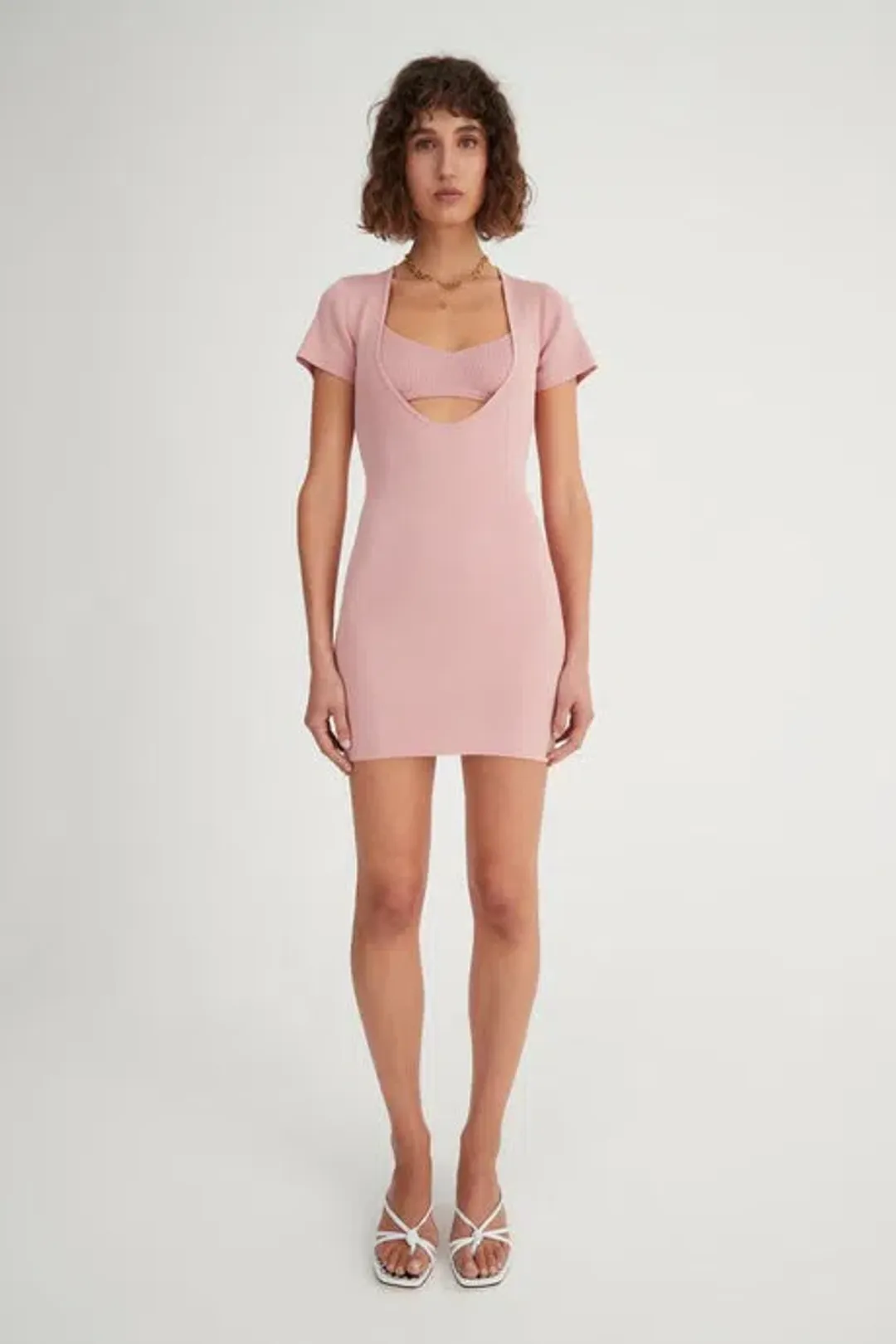 Hansen & Gretel Danique Dress Pink Size 8 for rent on The Volte - main image