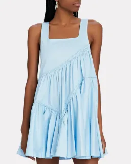 Aje Casabianca Sleeveless Braided Dress Blue Size 4 for rent on The Volte - image 5