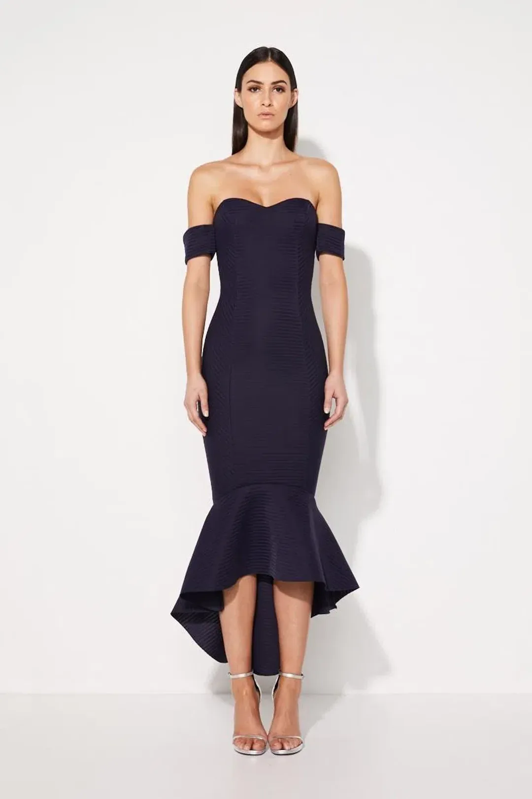 Mossman The Lovers Rock Dress Navy Size 14 for rent on The Volte - main image