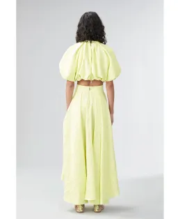 Ginger & Smart Euphoria Top & Skirt Set Citron Size 10 for rent on The Volte - image 5