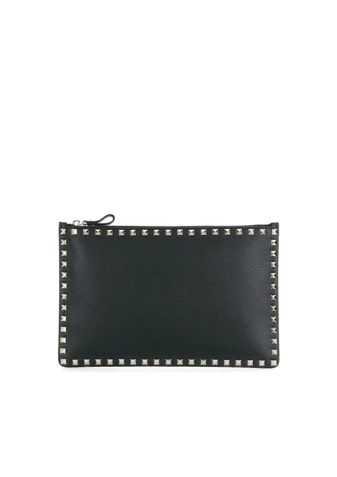 Valentino Rockstud Clutch Black Large for rent on The Volte - main image