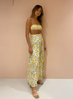 Bec & Bridge Cali Sun Top and Skirt Set Floral Size 8 for rent on The Volte - image 4
