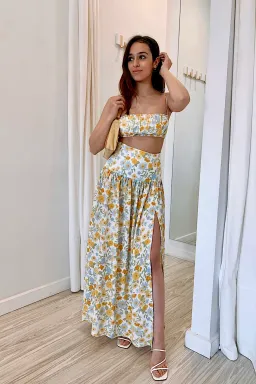 Bec & Bridge Cali Sun Top and Skirt Set Floral Size 8 for rent on The Volte - image 9