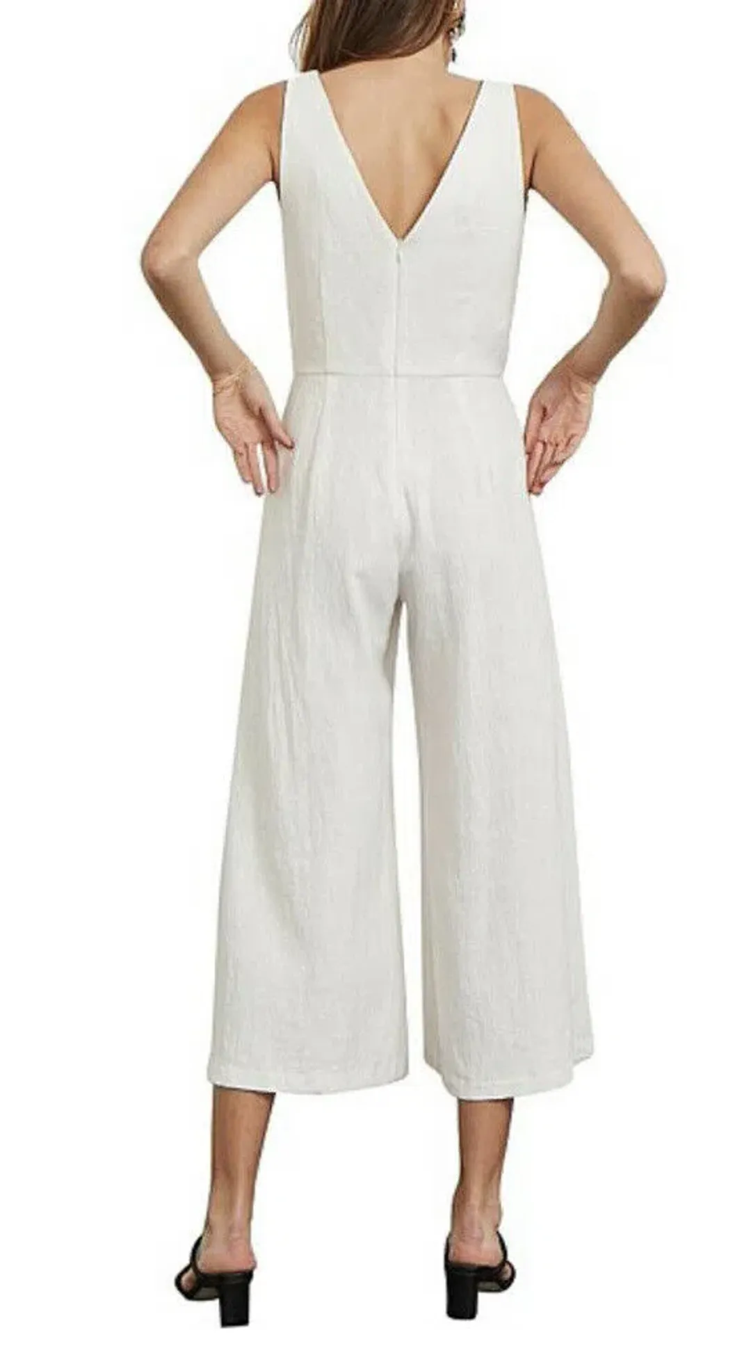 Bec and bridge Natural Woman Jumpsuit White Size 8 for rent on The Volte - main image