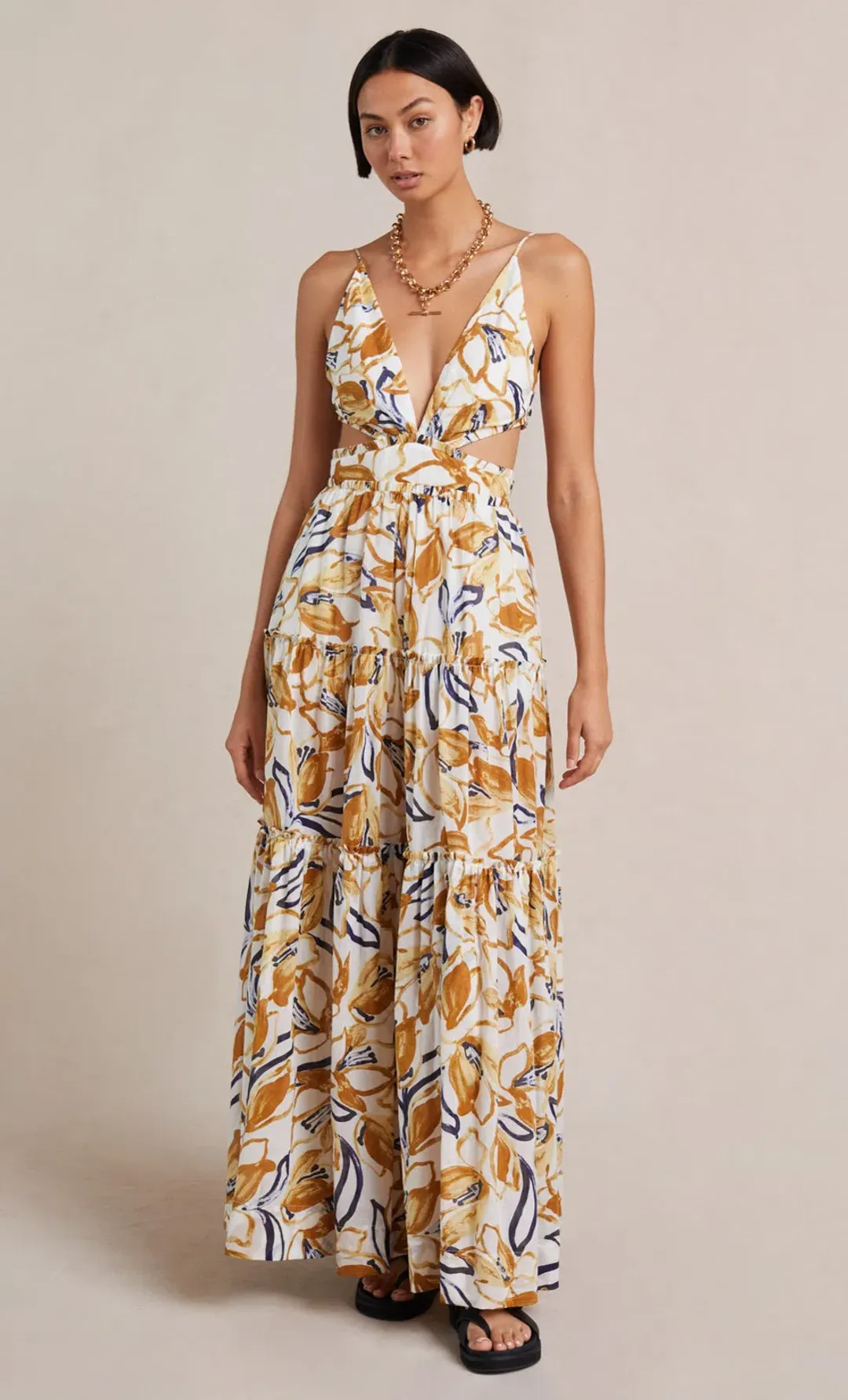 Bec & Bridge Eugenie Maxi Dress Print Size 10 for rent on The Volte - main image