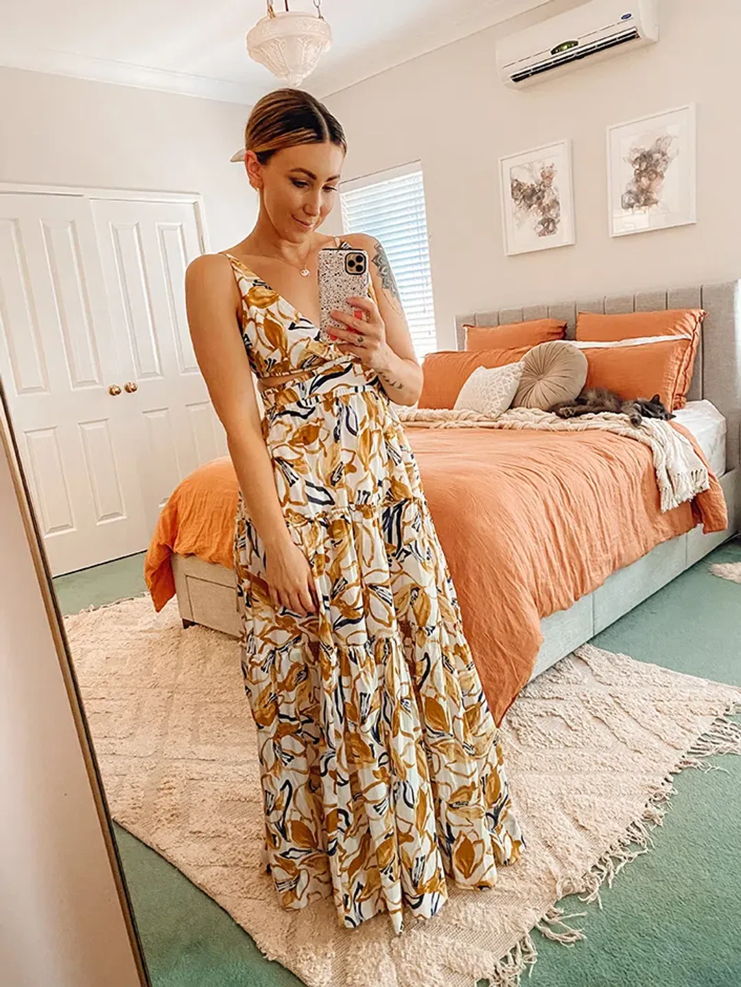 Bec & Bridge Eugenie Maxi Dress Print Size 10 for rent on The Volte - main image