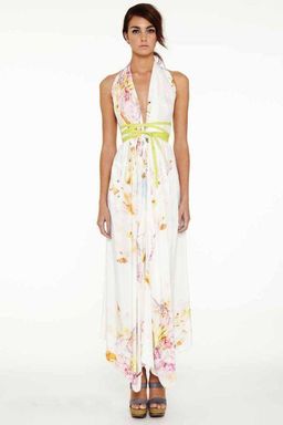 Suboo Printed Maxi Dress Floral One Size  for rent on The Volte - image 1