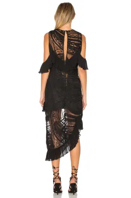 Alice McCall Love Me Like You Do Midi Dress Black Size 4 for rent on The Volte - image 2