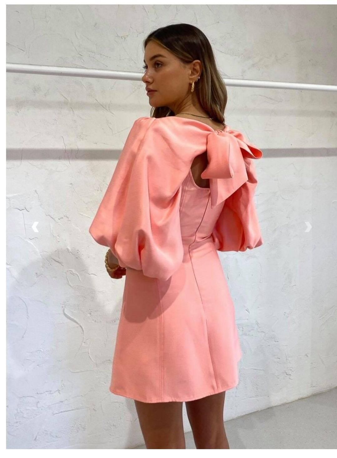 Camilla and Marc Claudia Mini Dress Pink Size 10 for rent on The Volte - main image