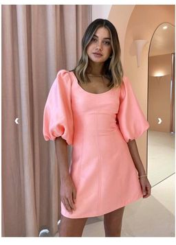 Camilla and Marc Claudia Mini Dress Pink Size 10 for rent on The Volte - image 3