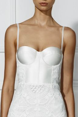 MISHA Flora Crotchet Dress White Size 10/M for rent on The Volte - image 4