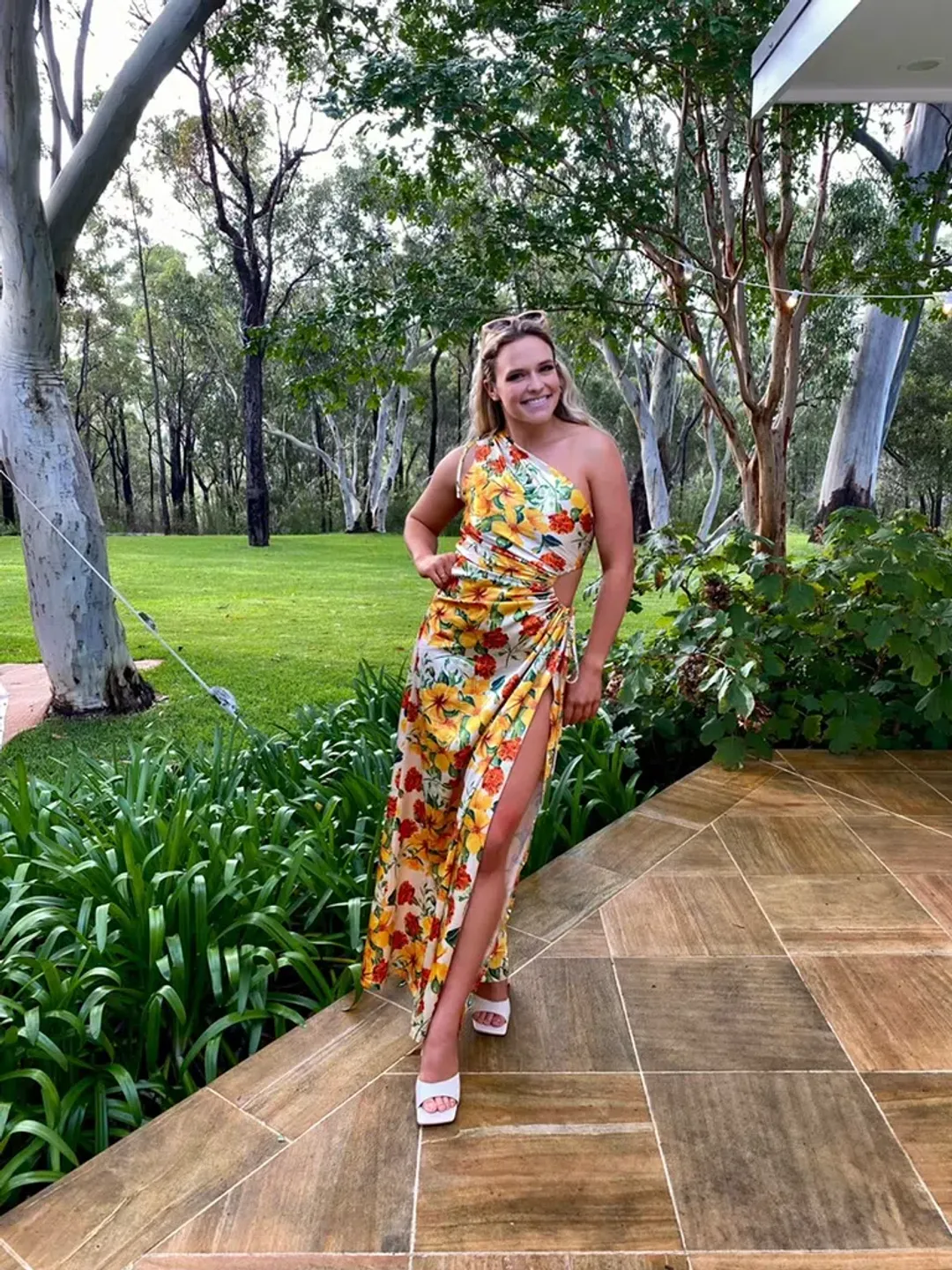 Sonya Moda Nour Maxi Dress Yarden Floral Size 10 for rent on The Volte - main image