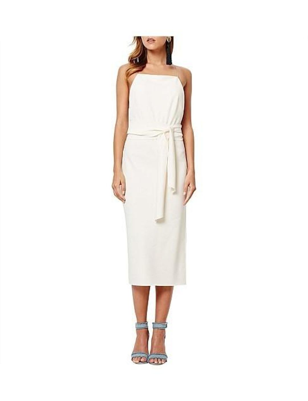 Bec & Bridge Boudoir Tie White Dress size 8 for rent on The Volte - main image