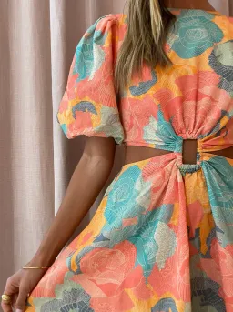 New Romantics Dolce Vita Short Sleeve Mini Dress Summer Rose Size 8 for rent on The Volte - image 3