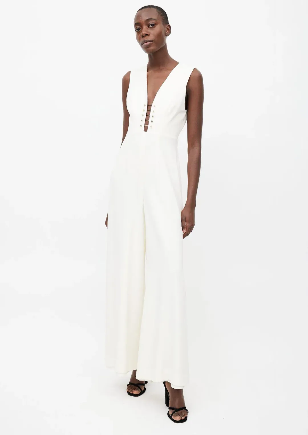 Zimmermann Baton Jumpsuit Pearl Size 8 for rent on The Volte - main image