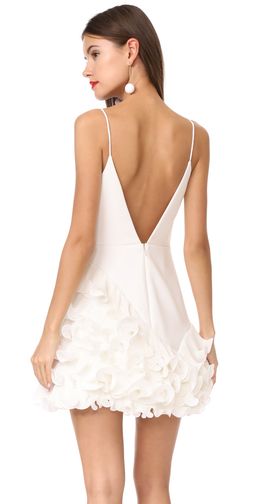 Talulah Golda Ruffle Dress - Ivory for rent on The Volte - image 1