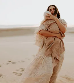 We Are Reclamation Wonderment and Awe Gown Beige One Size Fits Most (Aus 6-16) for rent on The Volte - image 16