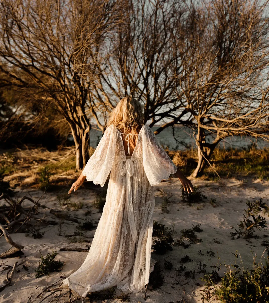 We Are Reclamation Be Love Gown White Size 18 for rent on The Volte - main image