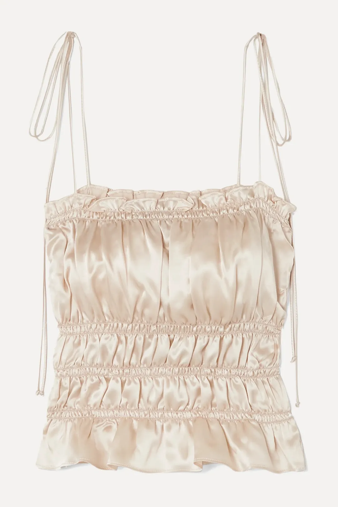 Reformation Viviana Top Cream Size AU 6 for rent on The Volte - main image