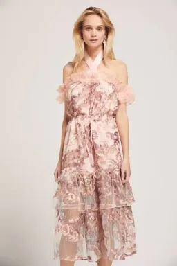 Atoir Light The Night Dress Pink Size 10 for rent on The Volte - image 1