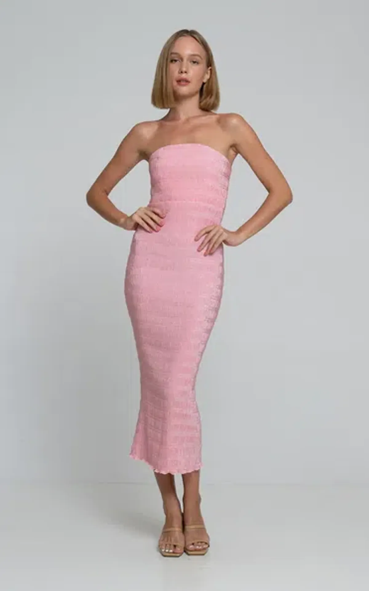 L'idee Aurore Gown Pink Size 8  for rent on The Volte - main image