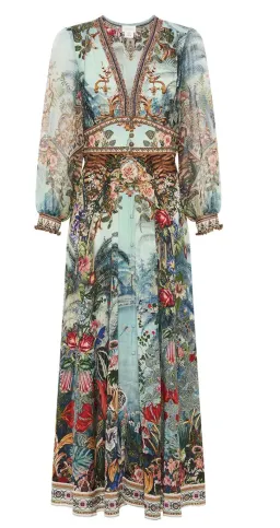 Camilla If These Walls Could Talk Button Dress With Shaped Waistband Size 14 for rent on The Volte - image 3