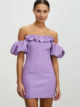  Lover Nicoletta Mini Dress Purple Size 8 for rent on The Volte - image 2
