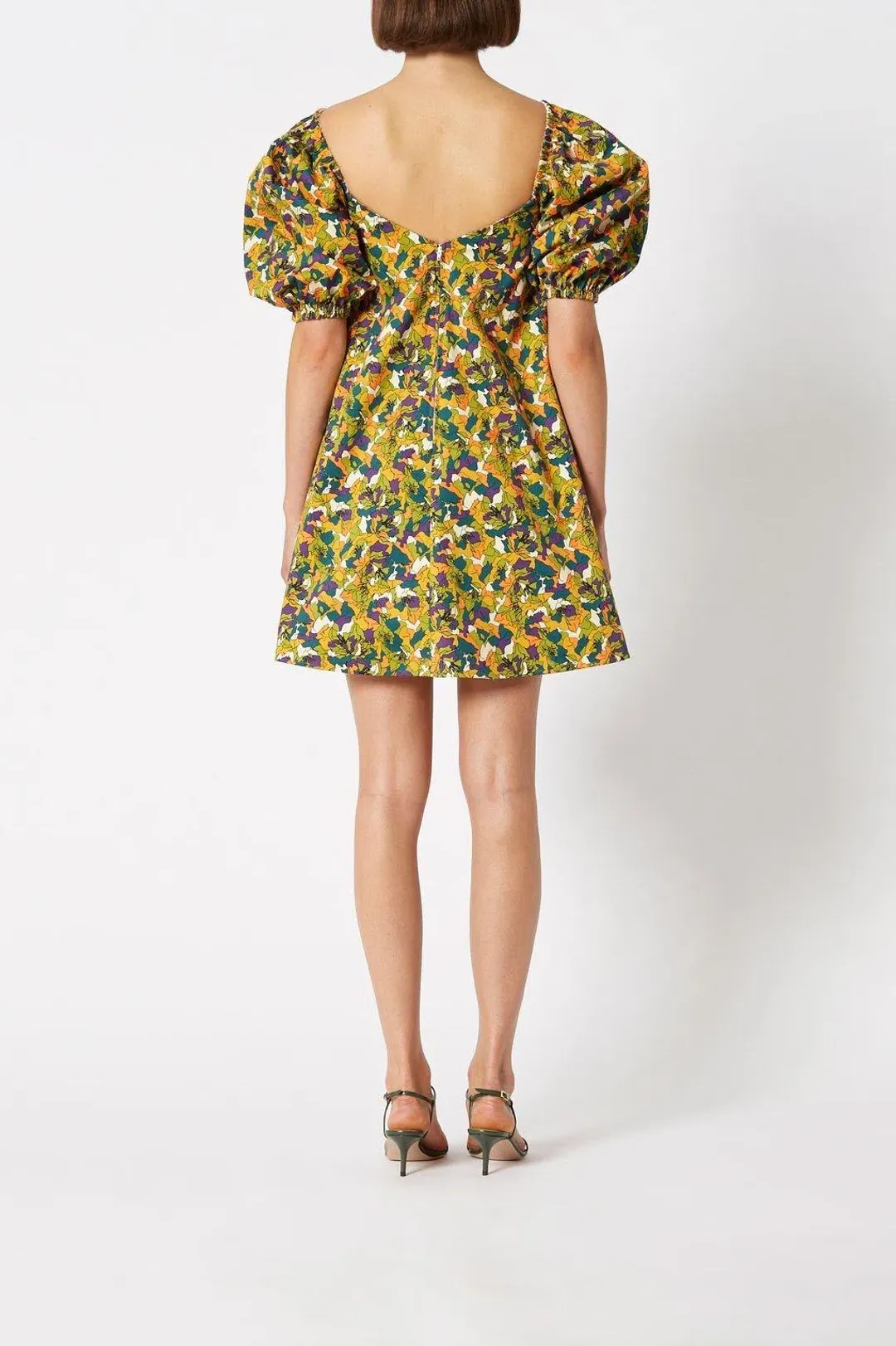Scanlan Theodore Trapeze Dress Print Size 6 for rent on The Volte - main image