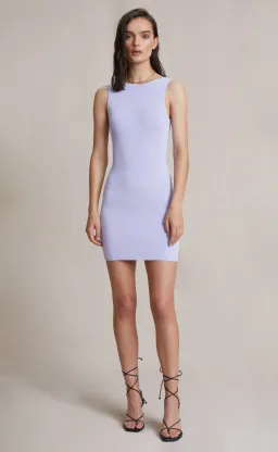 Bec and Bridge Sorbet Summer Knit Mini Dress in Lilac Purple Size 8 for rent on The Volte - image 2