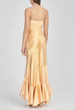 Significant Other Sofia Dress in Champagne Pansy Yellow Size 10 for rent on The Volte - image 2