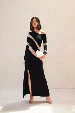 Cult Gaia Nessa Knit Dress Black Size 8 for rent on The Volte - image 2