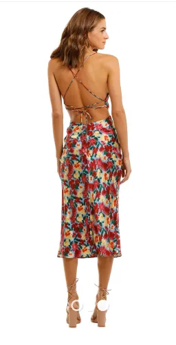 Bec and Bridge Lucette Midi Dress Print Size 8 for rent on The Volte - image 2