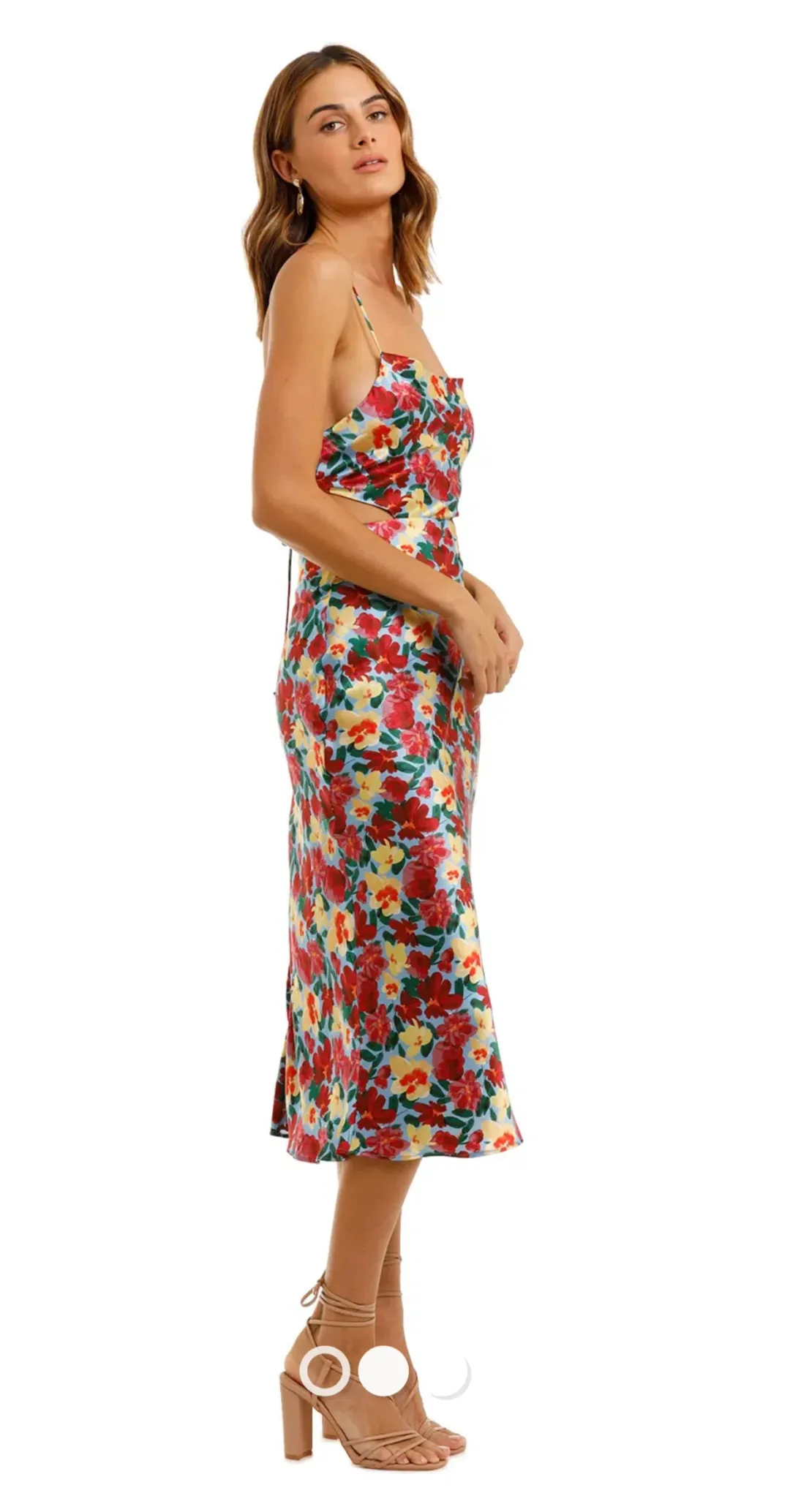 Bec and Bridge Lucette Midi Dress Print Size 8 for rent on The Volte - main image