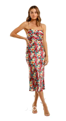 Bec and Bridge Lucette Midi Dress Print Size 8 for rent on The Volte - image 1
