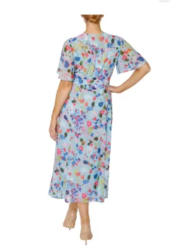 Anthea Crawford Floral Wrap Dress Print Size 8 for rent on The Volte - image 4