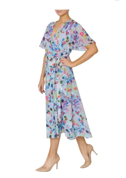 Anthea Crawford Floral Wrap Dress Print Size 8 for rent on The Volte - image 2