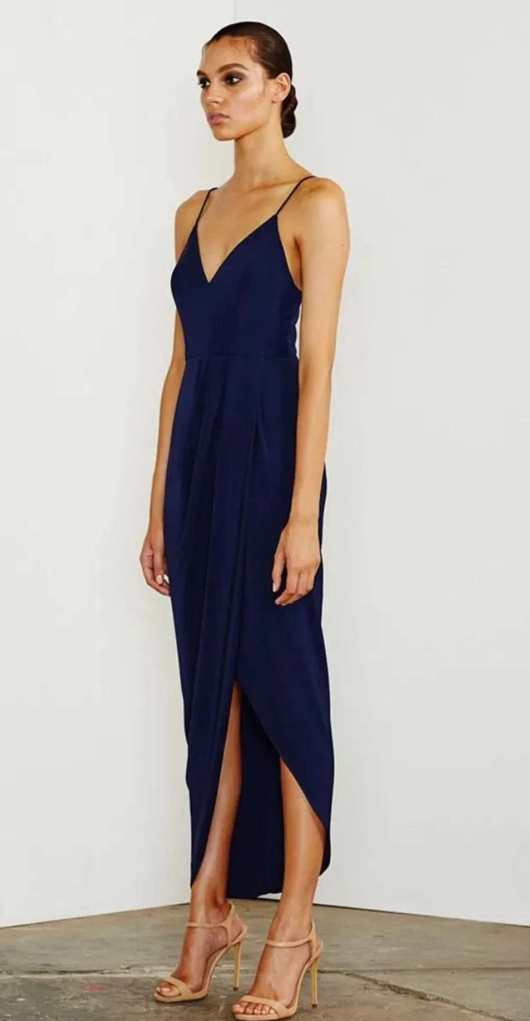 Shona Joy Core Cocktail Dress Navy Size 8 for rent on The Volte - main image