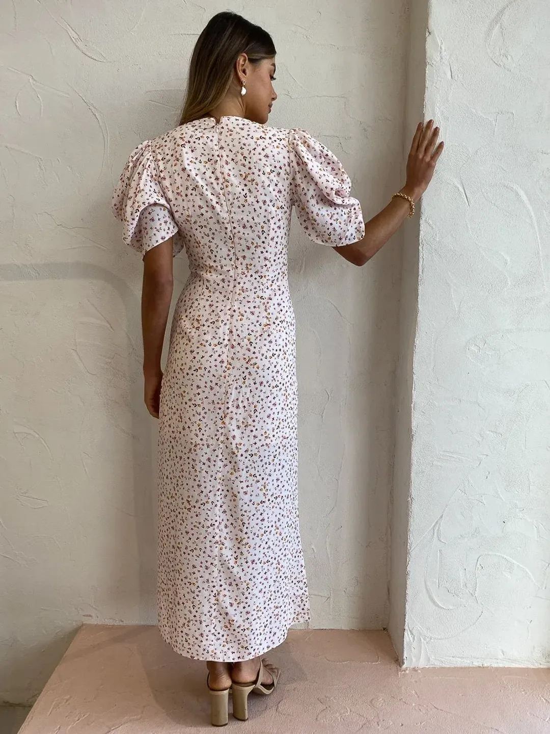 Significant Other Malarie Dress Ditsy Wild Flowers Print Size 8 for rent on The Volte - main image