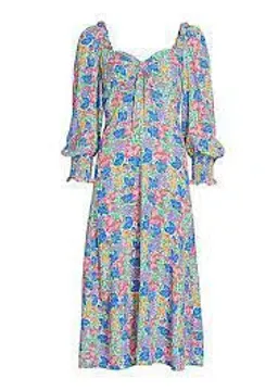 Faithfull the Brand The Mathilde Midi Dress Jemima Floral Size 14 for rent on The Volte - image 5