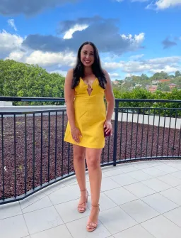 Rebecca Vallance Romy Mini Dress Yellow Size 12 for rent on The Volte - image 3