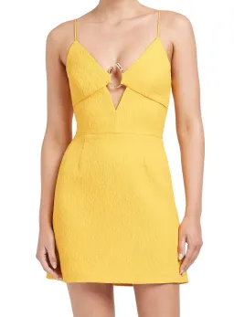 Rebecca Vallance Romy Mini Dress Yellow Size 12 for rent on The Volte - image 2