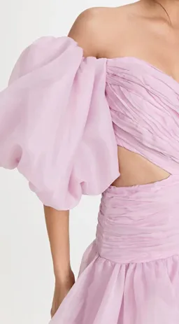 Aje Myriad Cut Out Mini Dress Lilac Size 14 for rent on The Volte - image 1