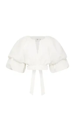 Aje Impression Top White Size 4 for rent on The Volte - image 3