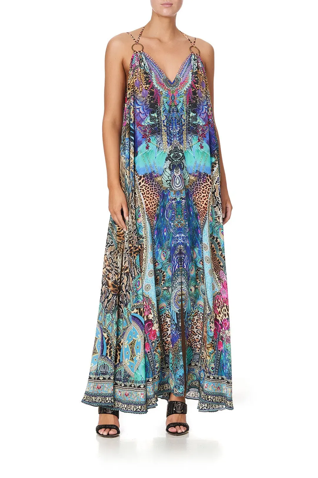Camilla Basilica Beauty Strap Ring Dress Print One Size  for rent on The Volte - main image