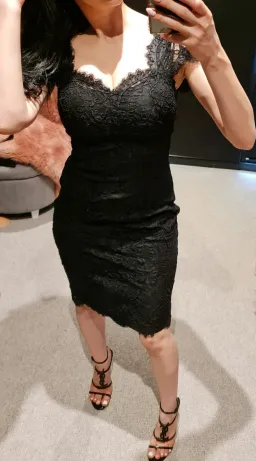 Alannah Hill I Think of You Dress Black Size 6  for rent on The Volte - image 4